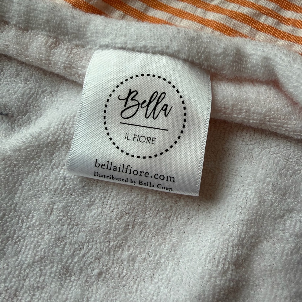 Bella ifiore peach seersucker spa wrap - Picture 3 of 6